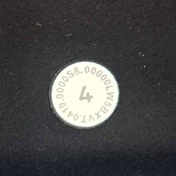 Lululemon Fast & Free Full Length Black Leggings EUC Size 4 - Picture 5 of 5